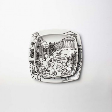 Squared plate Agrigento Squared plate Agrigento